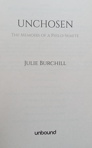 Unchosen: The Memoirs of a Philo-Semite | Julie Burchill