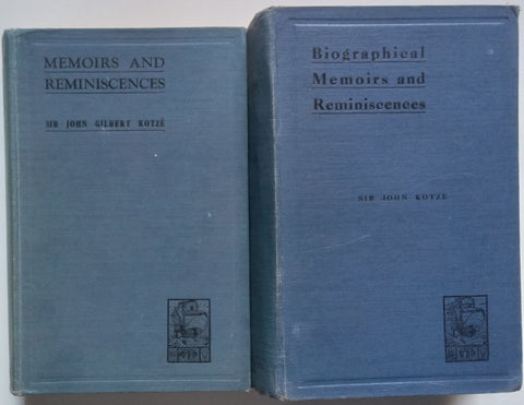 Biographical Memoirs and Reminiscences (2 Vols.) | Sir John Kotze