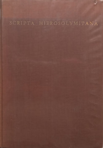 Scripta Hiersolymitana, Vol. 14, Studies in Psychology | Rivka R. Eifermann (Ed.)