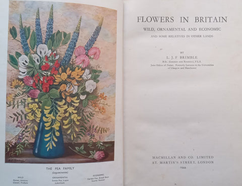 Flowers in Britain: Wild, Ornamental and Economic | L. J. F. Brimble