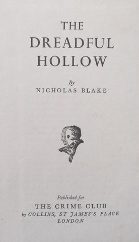 The Dreadful Hollow | Nicholas Blake