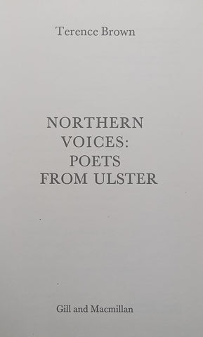 Northern Voices: Poets from Ulster | Terence Brown