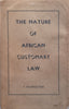 The Nature of African Customary Law | T. Olawale Elias