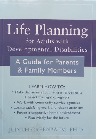 Life Planning for Adults with Developmental Disabilities | Judith Greenbaum