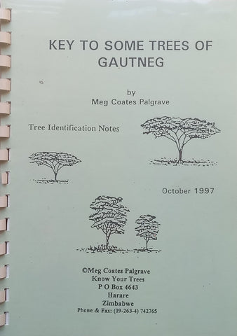 Key to Some Trees of Gauteng (Signed by Author) | Meg Coates Palgrave