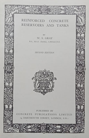 Reinforced Concrete Reservoirs and Tanks (2nd Ed.) | W. S. Gray