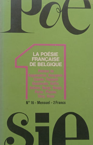 Poesie 1: La Poesie Francaise de Belgique (French)