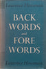 Back Words and Fore Words: An Author’s Yearbook, 1893-1945 | Laurence Housman