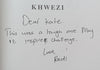 Kwezi (Inscribed by Author) | Redi Tlhabi