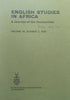 English Studies in Africa (Vol. 19 No. 2)