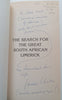 The Search for the Great South African Limerick (Inscribed by Author) | James Clarke