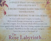 The Rose Labyrinth (Cased Set with Notebook and Softcover Novel) | Titania Hardie