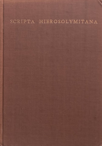 Scripta Hierosolymitana, Vol. 10: Studies in Western Literature | Daniel M. Fineman (Ed.)