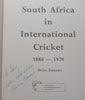 South Africa in International Cricket, 1888-1970 (Inscribed by Author, With Extra Materials) | Brian Bassano