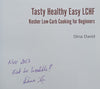 Tasty Healthy Easy LCHF: Kosher Low-Carb Cooking for Beginners (Inscribed by Author) | Dina David