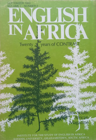 English in Africa (Vol. 7 No. 2)