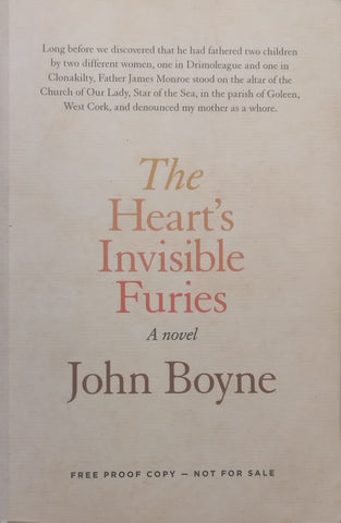 The Heart’s Invisible Furies (Proof Copy) | John Boyne