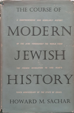 The Course of Modern Jewish History | Howard M. Sachar