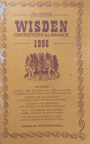 Wisden Cricketers’ Almanack 1998, 135th Edition | Matthew Engel (Ed.)