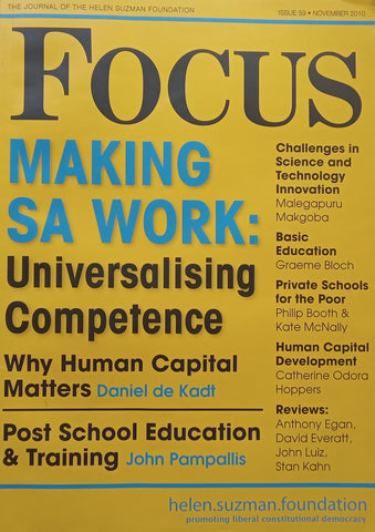 Focus: The Journal of the Helen Suzman Foundation (Issue 59, November 2010)