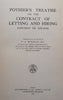 Pothier’s Treatise on the Contract of Letting and Hiring (Inscribed by Translator) | G. A. Mulligan (Translator)