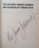 Ten Stupid Things Women do to Mess Up their Lives (Signed by Author) | Laura Schlessinger