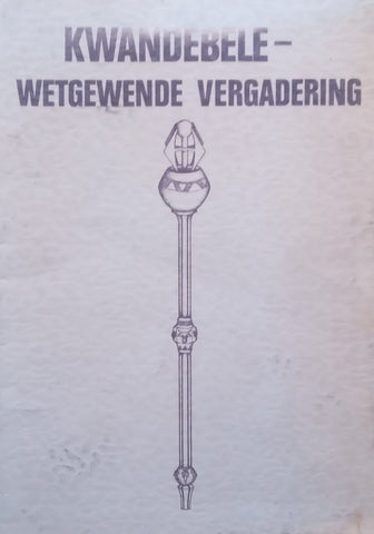 Kwandebele Wetgewende Vergadering Invitation (Afrikaans/English Text)