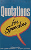 Quotations for Speeches