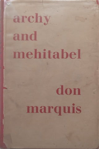 Archy and Mehitabel | Don Marquis