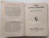 Ten Little Niggers (Rebound Library Copy, Published 1939) | Agatha Christie