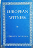 European Witness | Stephen Spender