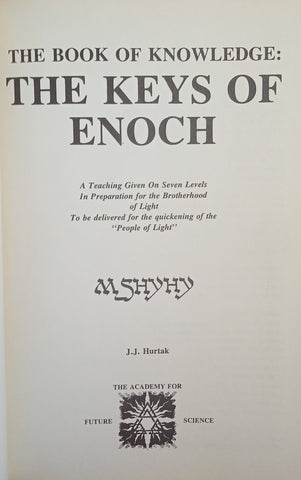 The Book of Knowledge: The Keys of Enoch | J.J. Hurtak