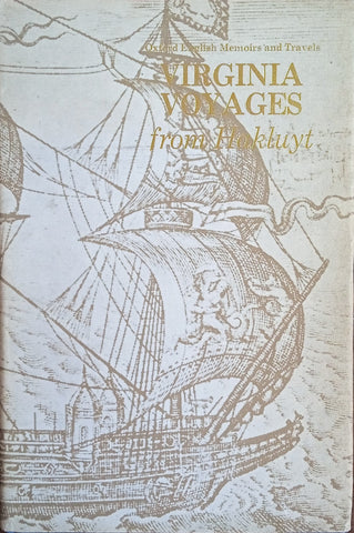 Virginia Voyages from Hakluyt | David B. Quinn and Alison M. Quinn