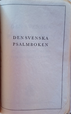 Den Svenska Psalmboken [Swedish]