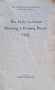 The Holy Eucharist: Morning and Evening Prayer 1975