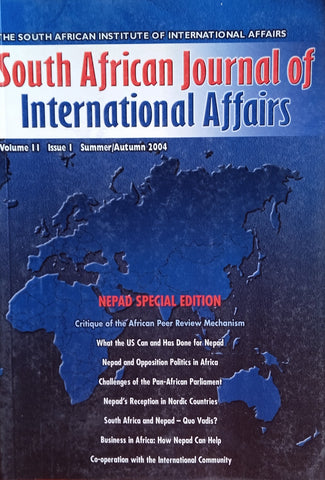 South African Journal of International Affairs Volume 11 Issue 1 Summer/Autumn 2004