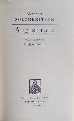 August 1914 | Alexander Solzhenitsyn