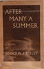 After Many a Summer [First Edition] | Aldous Huxley