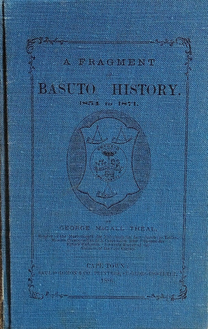 A Fragment of Basuto History 1854-1871 | George McCall Theal