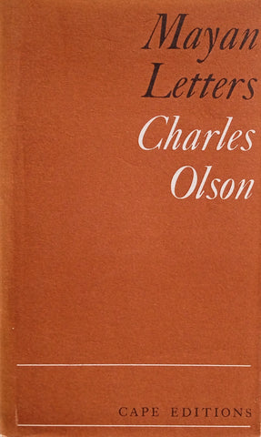 Mayan Letters | Charles Olson