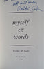 Myself & Words [Inscribed by the author] | Walter M. Sulke