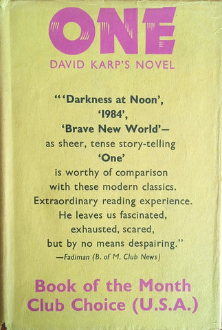 One [First Edition] | David Karp