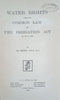 Water Rights Under the Common Law and the Irrigation Act no. 32 of 1906 | Sir Henry Juta, K.C.