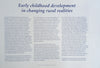 ECD in Changing Rural Realities: Early Childhood Matters October 2003 No.101