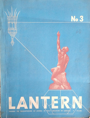 Lantern: Tydskrif vir Volksopvoeding / Journal of Adult Education No.3 June 1951 [Afrikaans /English]