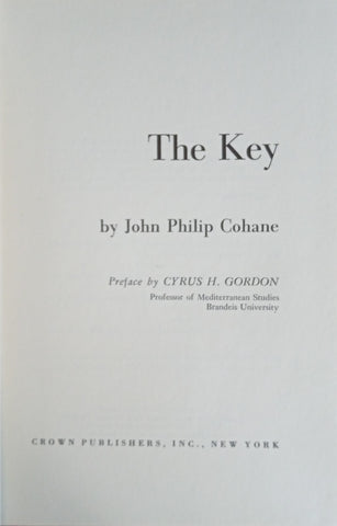 The Key | John Philip Cohane