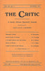 The Critic: A South African Quarterly Journal (Vol. 3, No. 1, October 1934)