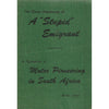 Bookdealers:The Queer Adventures of a "Stupid" Emigrant (Inscribed by Author) | Geo Chapart