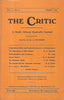 The Critic: A South African Quarterly Journal (Vol. 1, No. 3, March 1933)