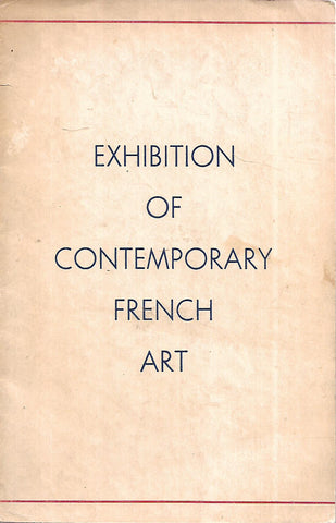 Exhibition of Contemporary French Art (Catalogue)